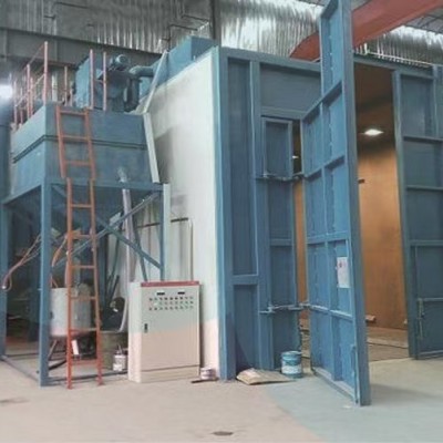 工业打砂房自动回砂喷砂设备制造安装