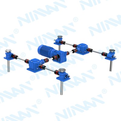 RJ齿轮齿条升降机蜗轮蜗杆手摇电动升降机